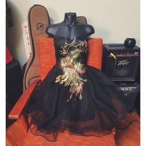 Tulle Peacock Dress